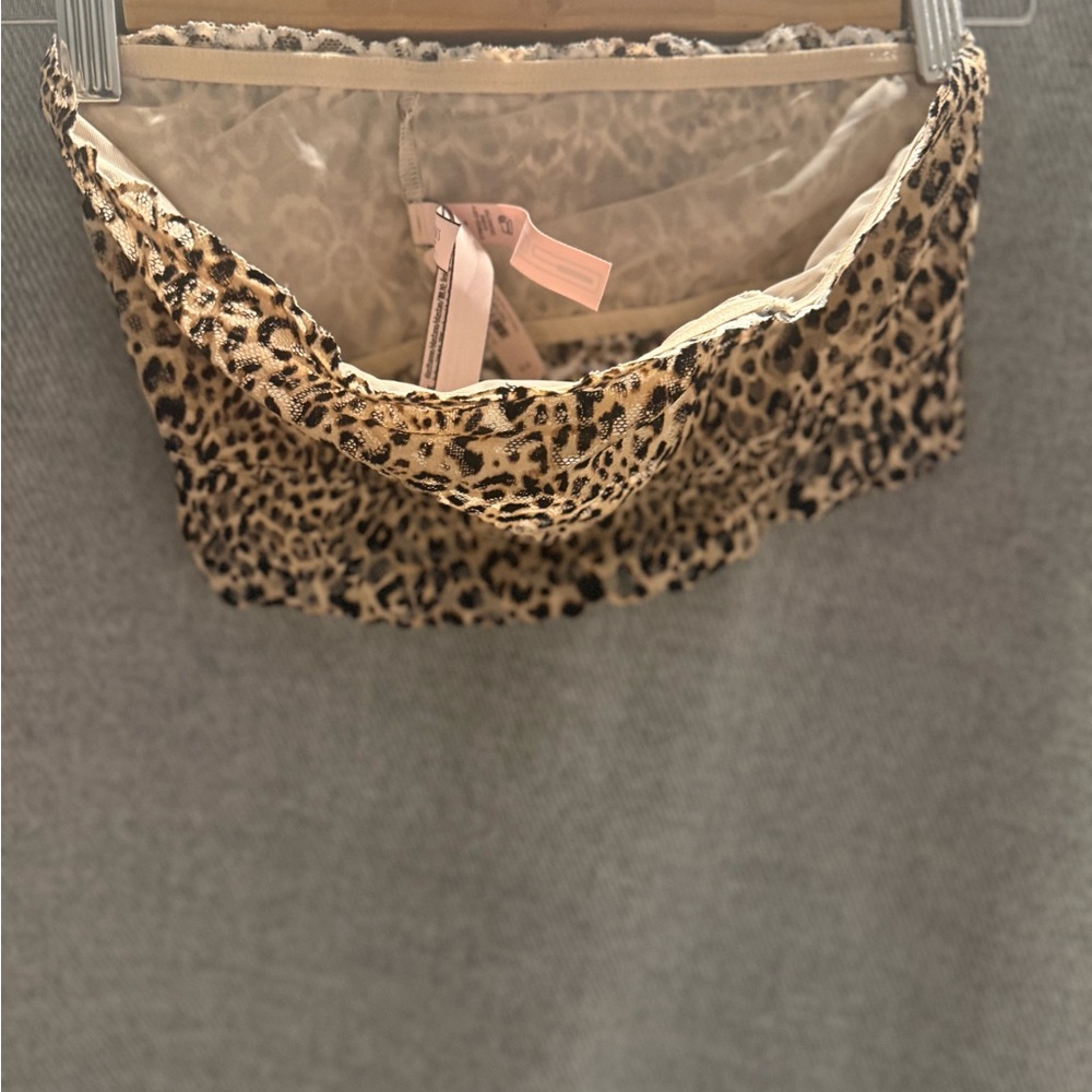 Leopard Print Women's Intimate Top